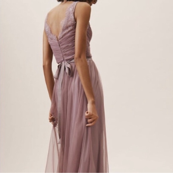 BHLDN Hitherto bridesmaid dress with lace in dusty rose - Picture 3 of 11